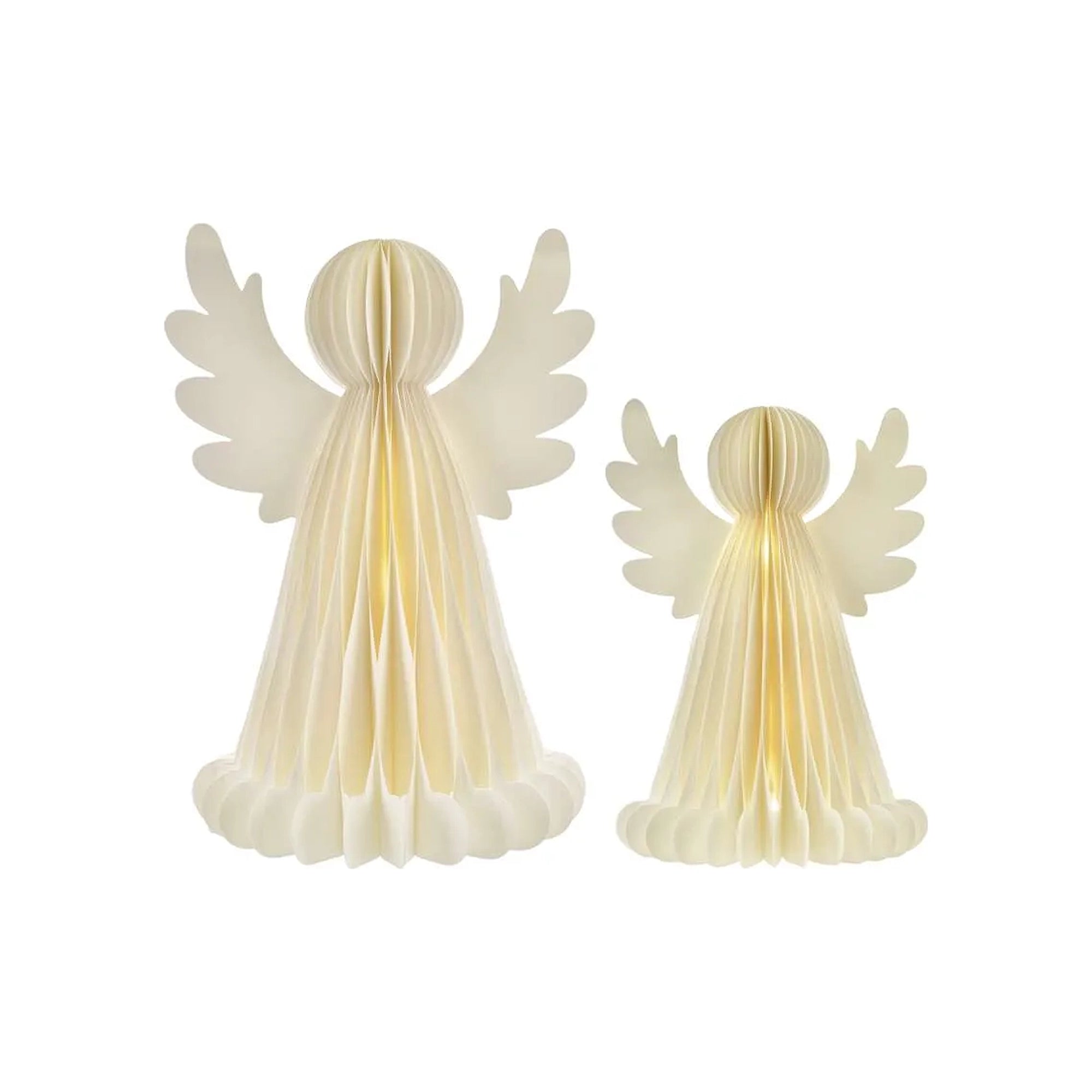 Papirnati LED anđeli, s postoljem, IP20, 28/38cm