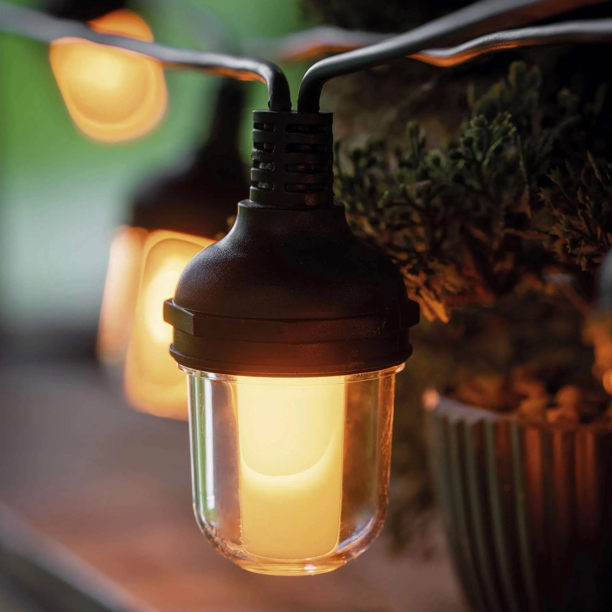 LED rasvjetni lanac, 10 žarulja, vintage, IP44, 4.5m