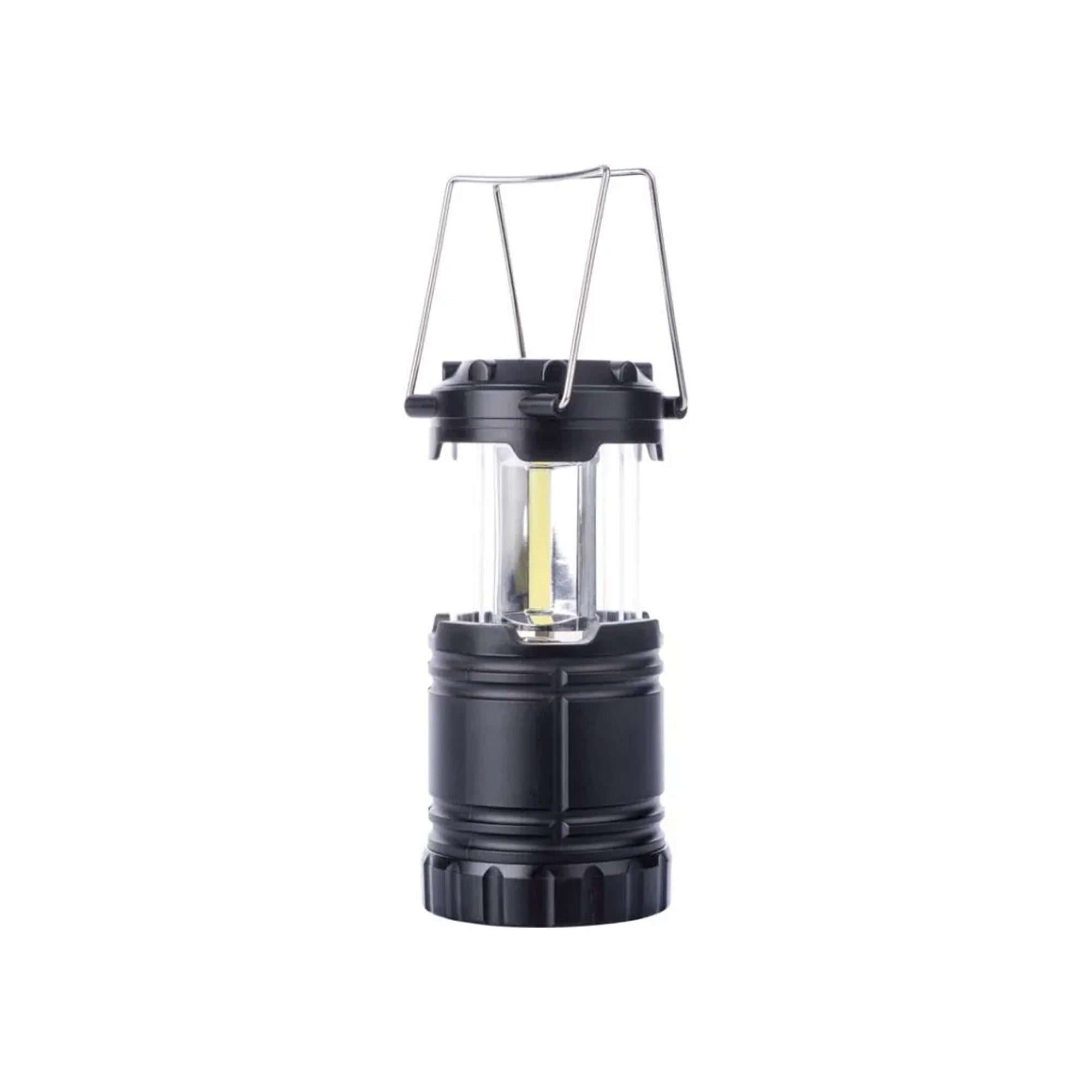 LED svjetiljka za kampiranje P4006, crna, COB, 300lm, 15m, 3xAA