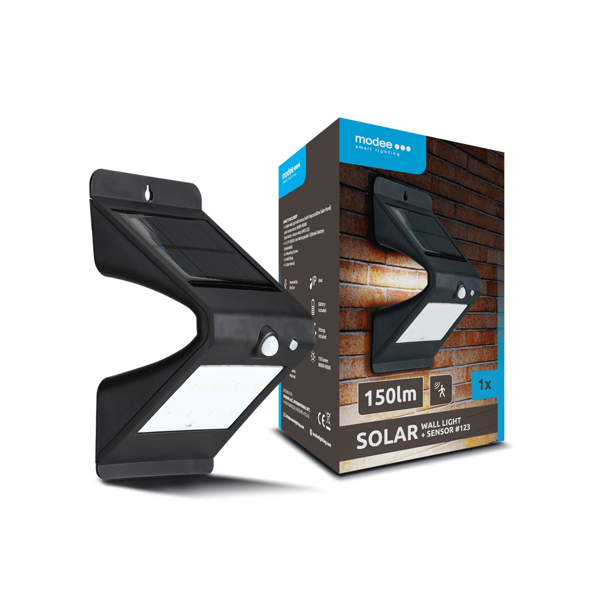 WS123 solarni LED reflektor 9000K