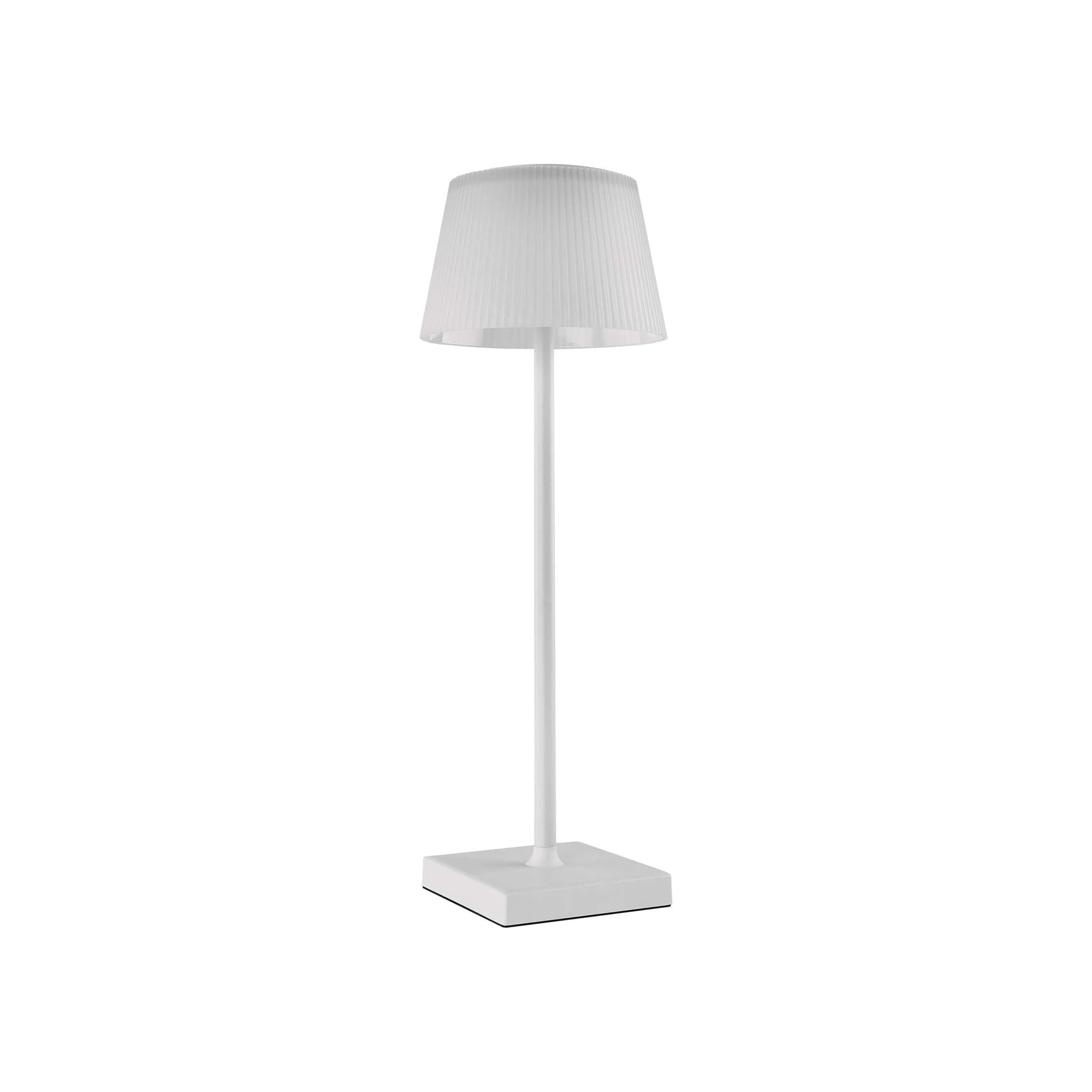KATIE LED stolna lampa, punjiva, bijela, 4W, CCT, IP44, 385mm