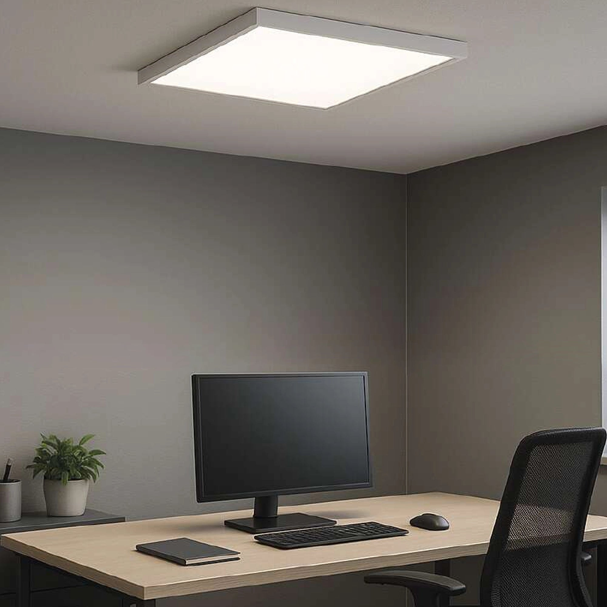 LED panel 60x60 BAXXO, nadgradni, bijeli, 36W, 4000K, UGR<19, IP20