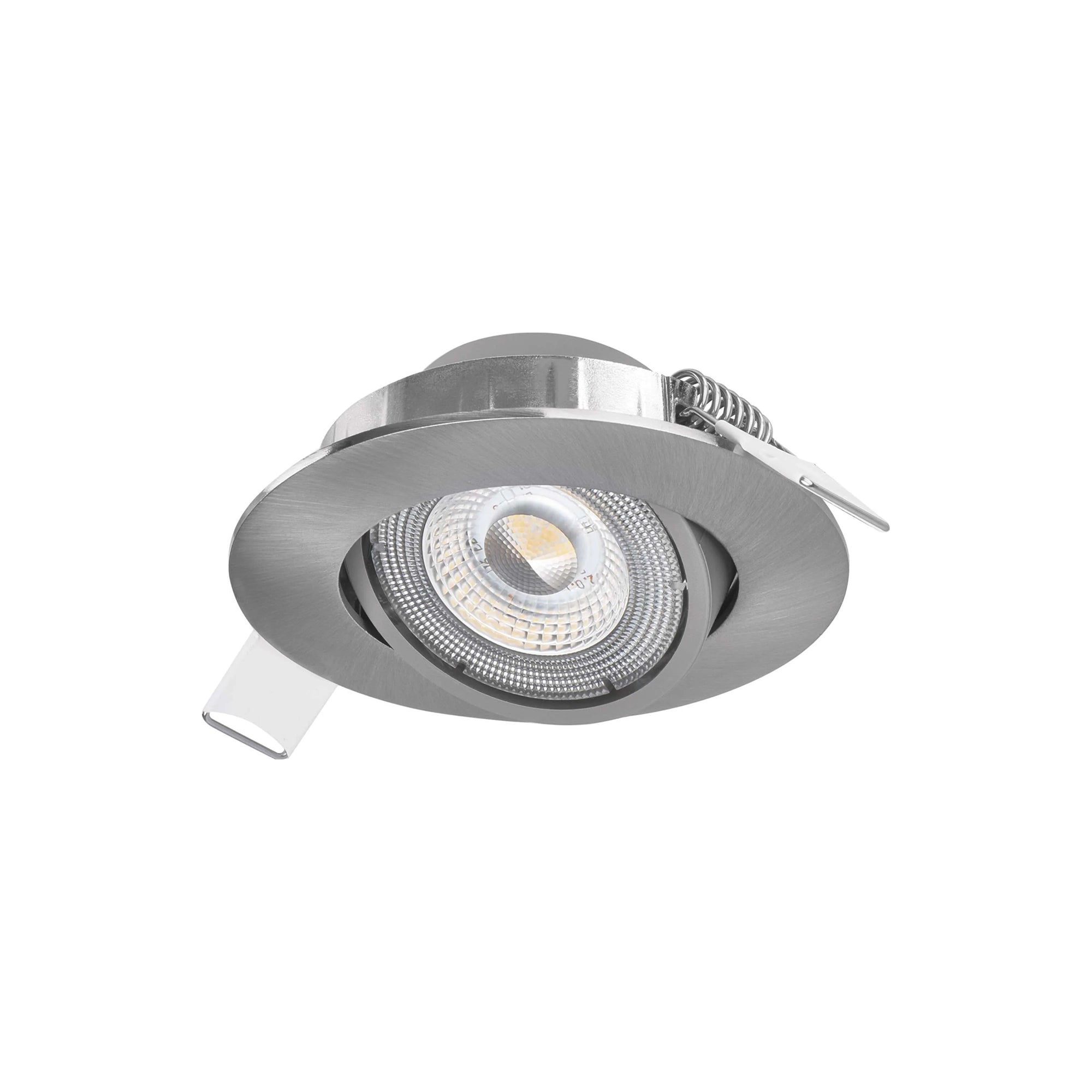 SIMMI LED ugradbena svjetiljka, srebrna, 5W, 4000K, IP20, Ø80mm