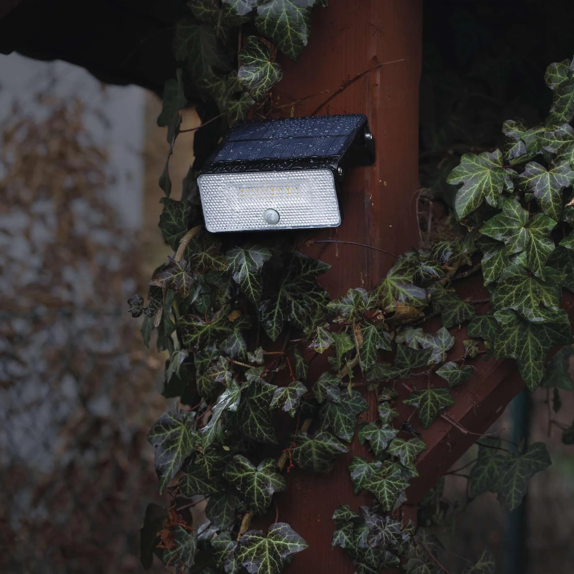 LED solarni reflektor SOLO S, senzor pokreta, crni, 4000K, IP54