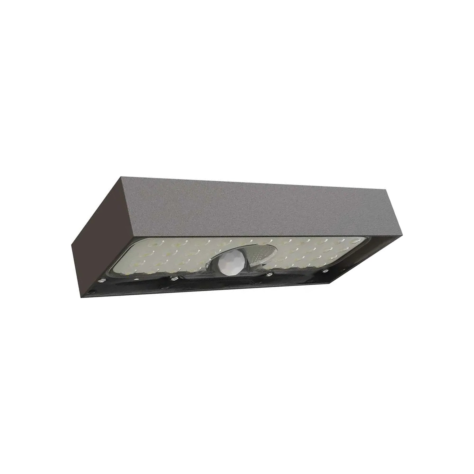 BRIXO LED solarna zidna svjetiljka, senzor pokreta, crna, 4000K, IP65, 42mm