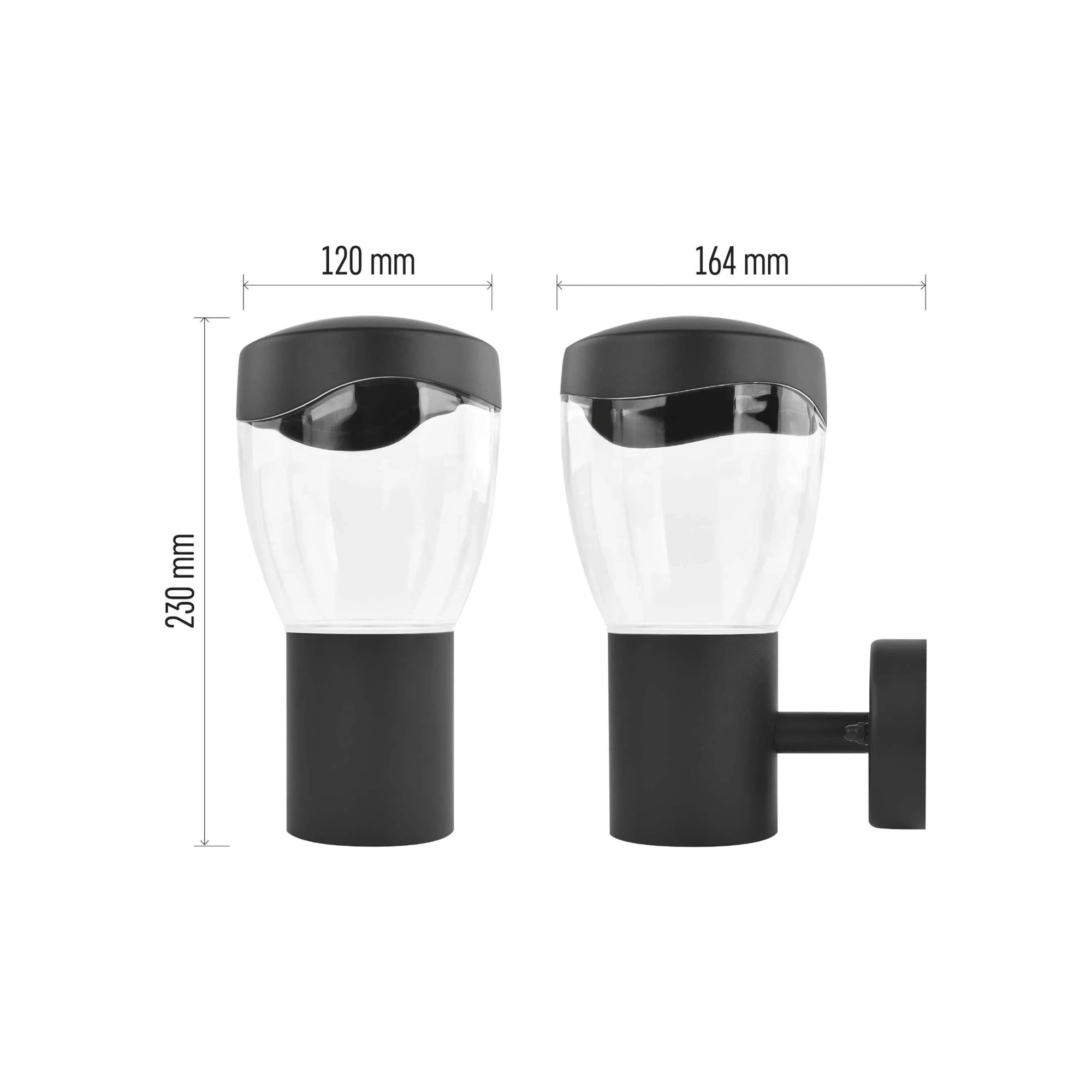ARTEO zidna svjetiljka, 1xE27, IP44, 230mm
