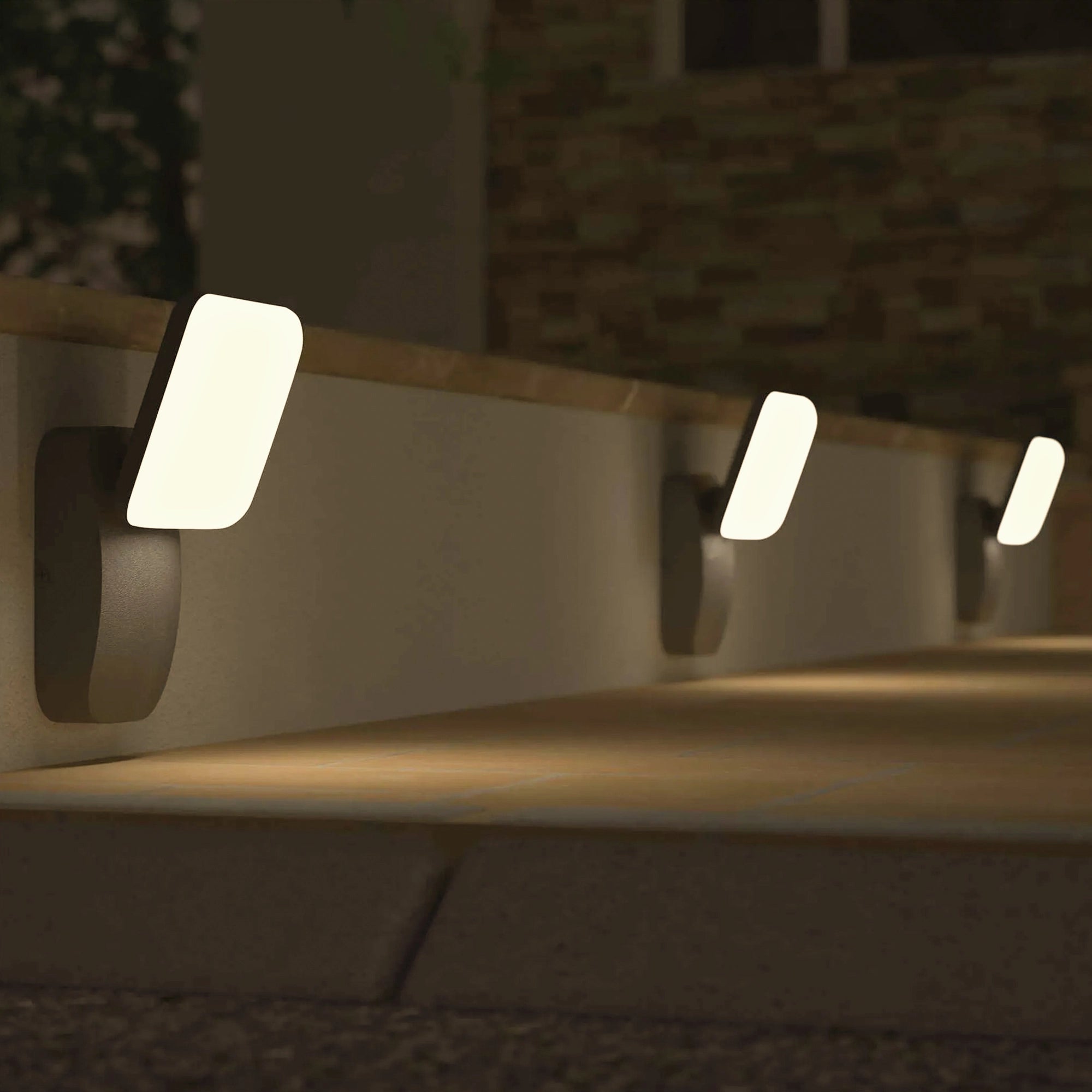 NIKA LED zidna svjetiljka, antracit, 12.5W, 3000K, IP44, 200mm