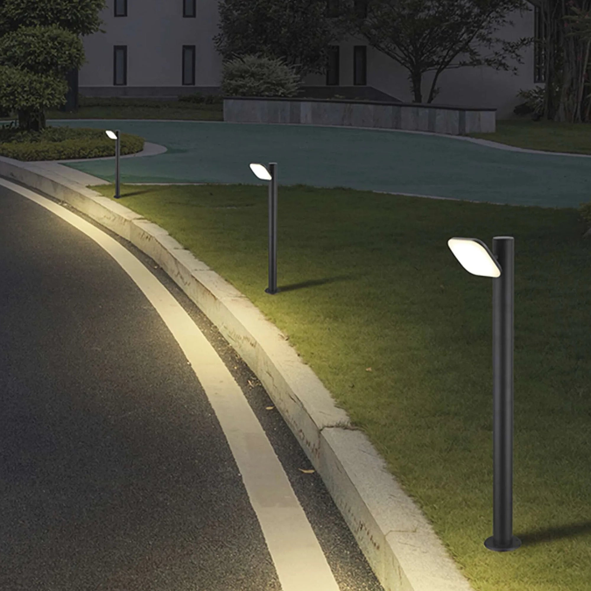 NIKA LED vrtna svjetiljka, antracit, 12.5W, 3000K, IP44, 800mm