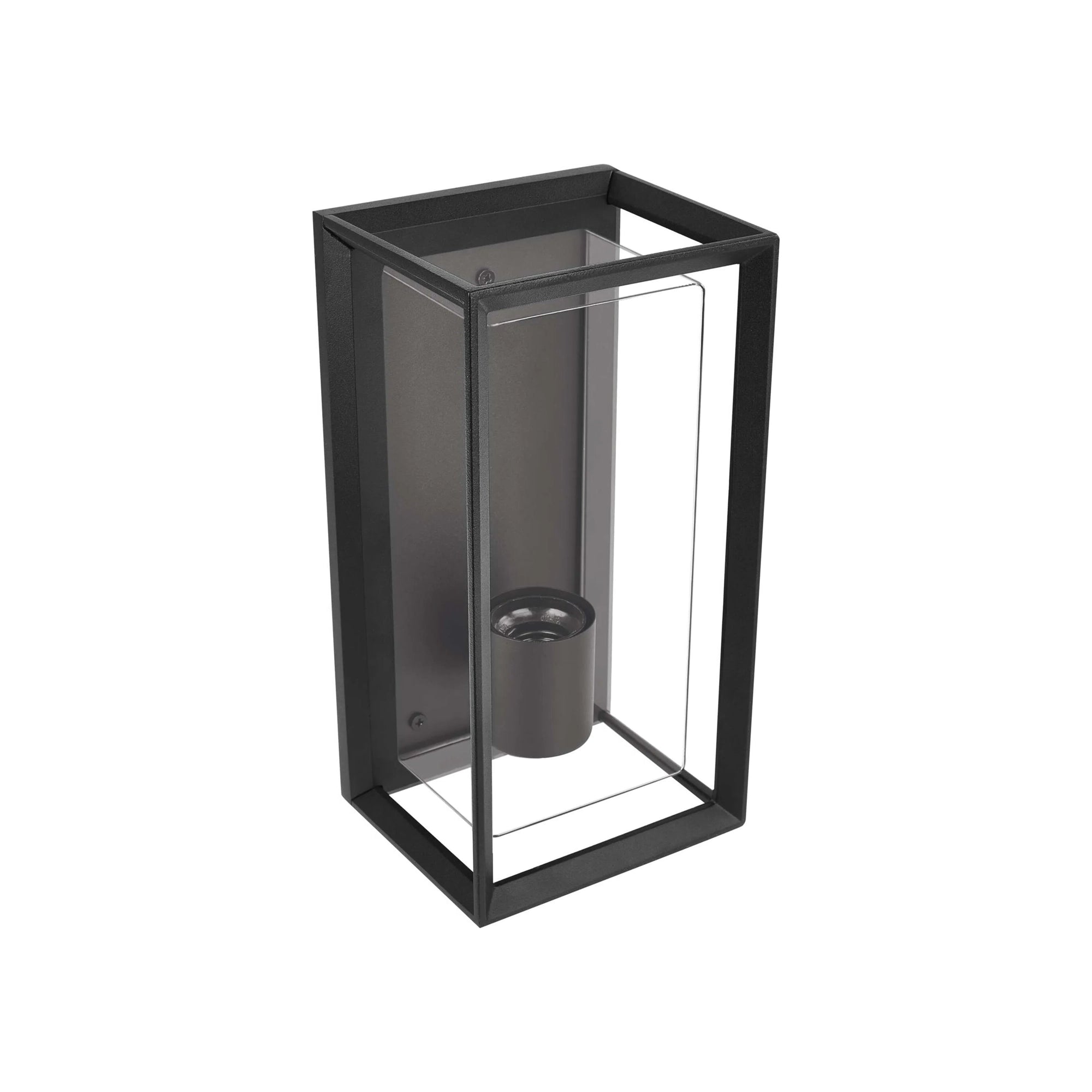 MALVA zidna svjetiljka, crna, 1xE27, IP44, 250mm