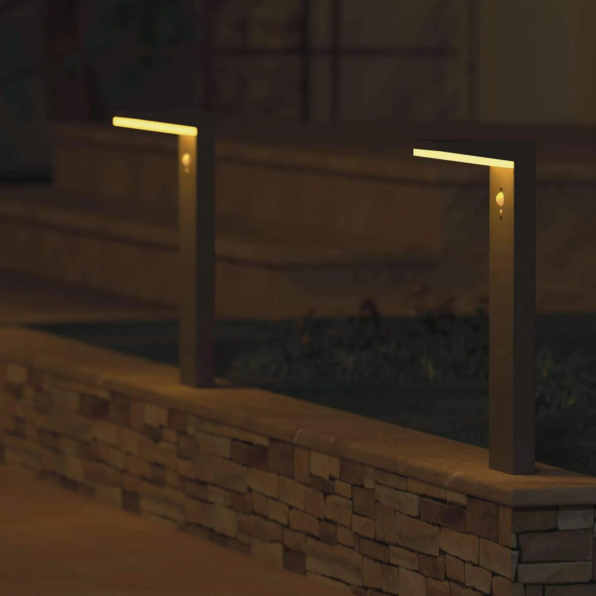 VEREA LED solarna vrtna svjetiljka, senzor pokreta, crna, 4.4W, 3000K, IP44, 500mm