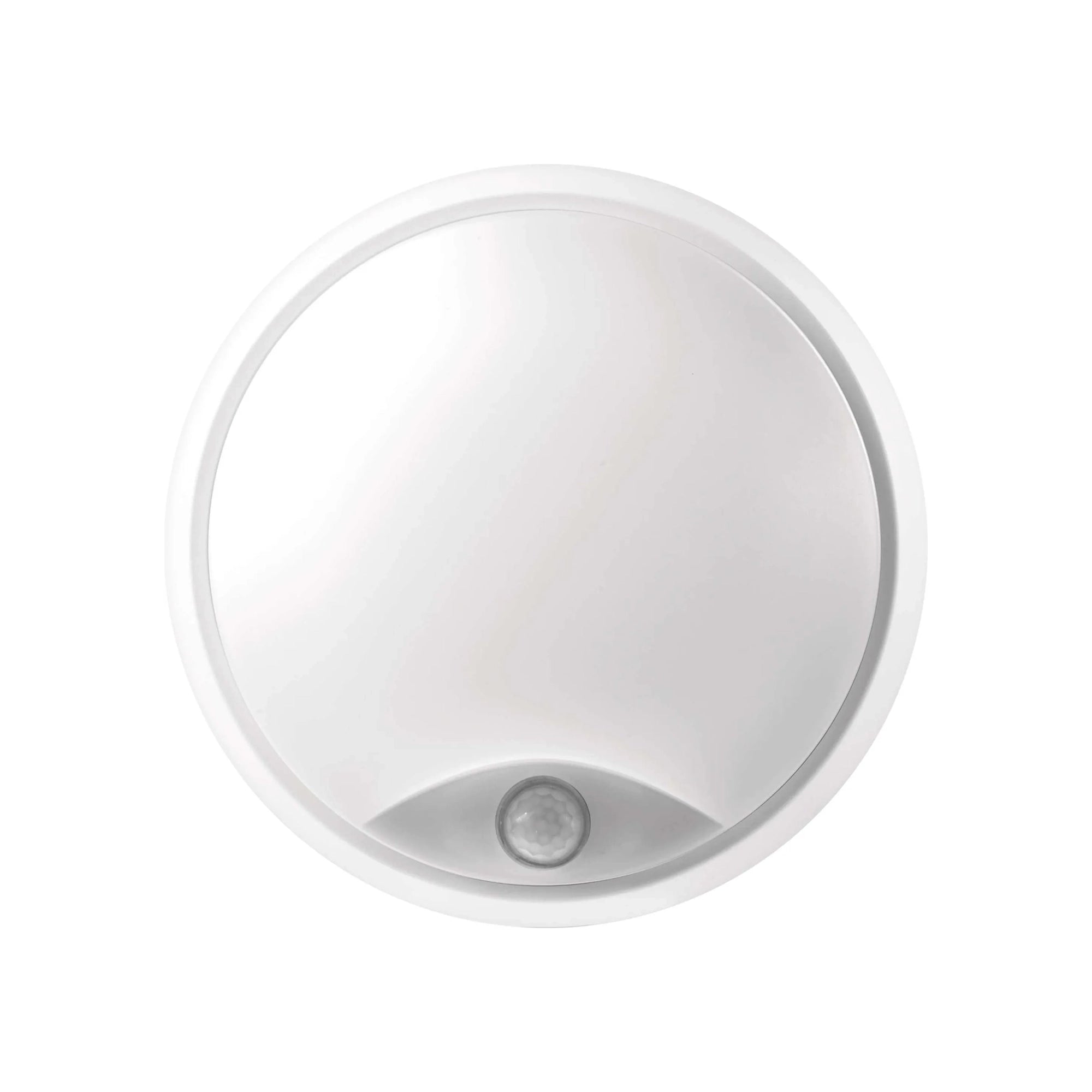 ZURI LED plafonjera, senzor pokreta, crna/bijela, 14W, 3000K, IP54, Ø215mm