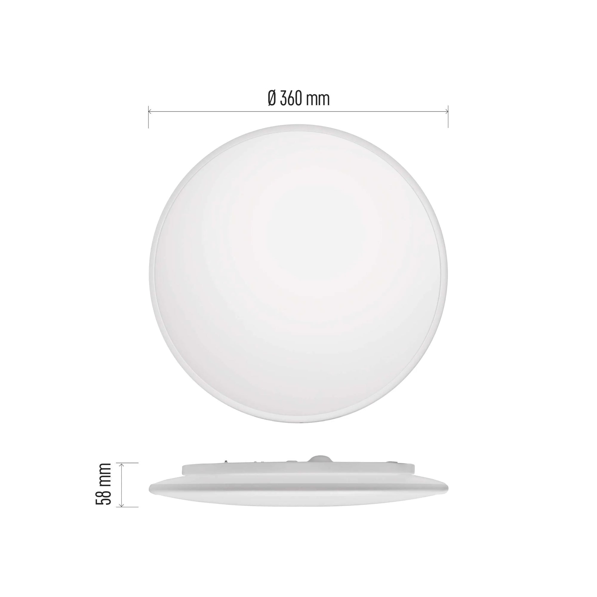 ALVI LED plafonjera s daljinskim, 24W, CCT, Ø360mm