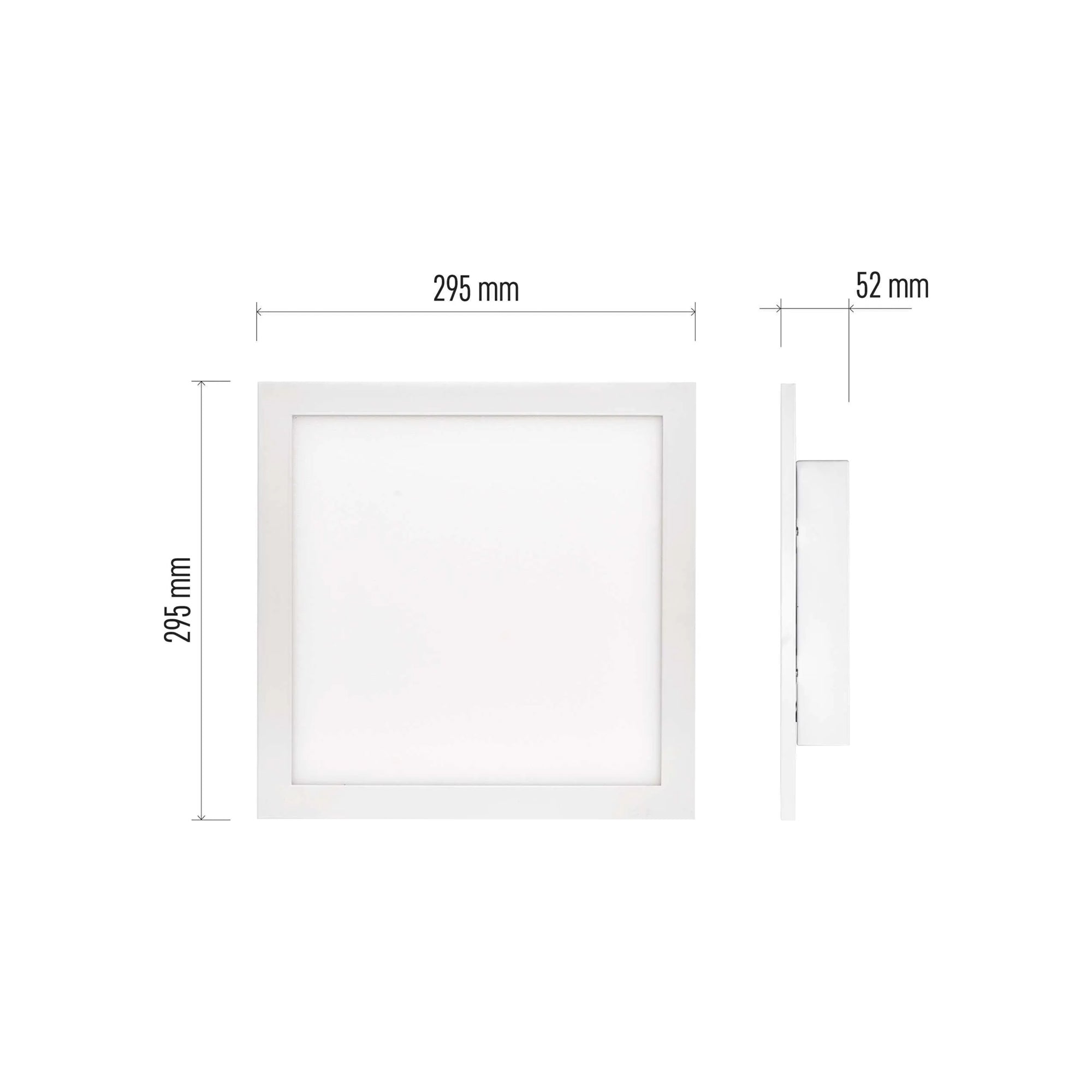 RIVI LED panel s daljinskim, 20W, CCT, 295x295mm