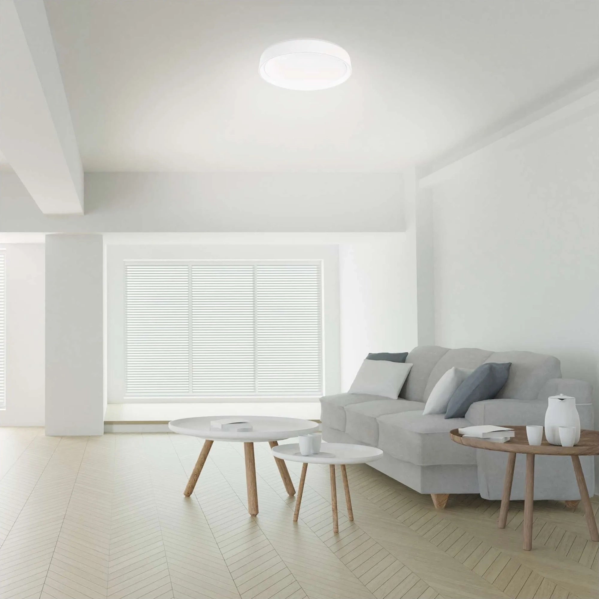 ILVI LED plafonjera, pametna, bijela, 45W, CCT, IP20, Ø500mm