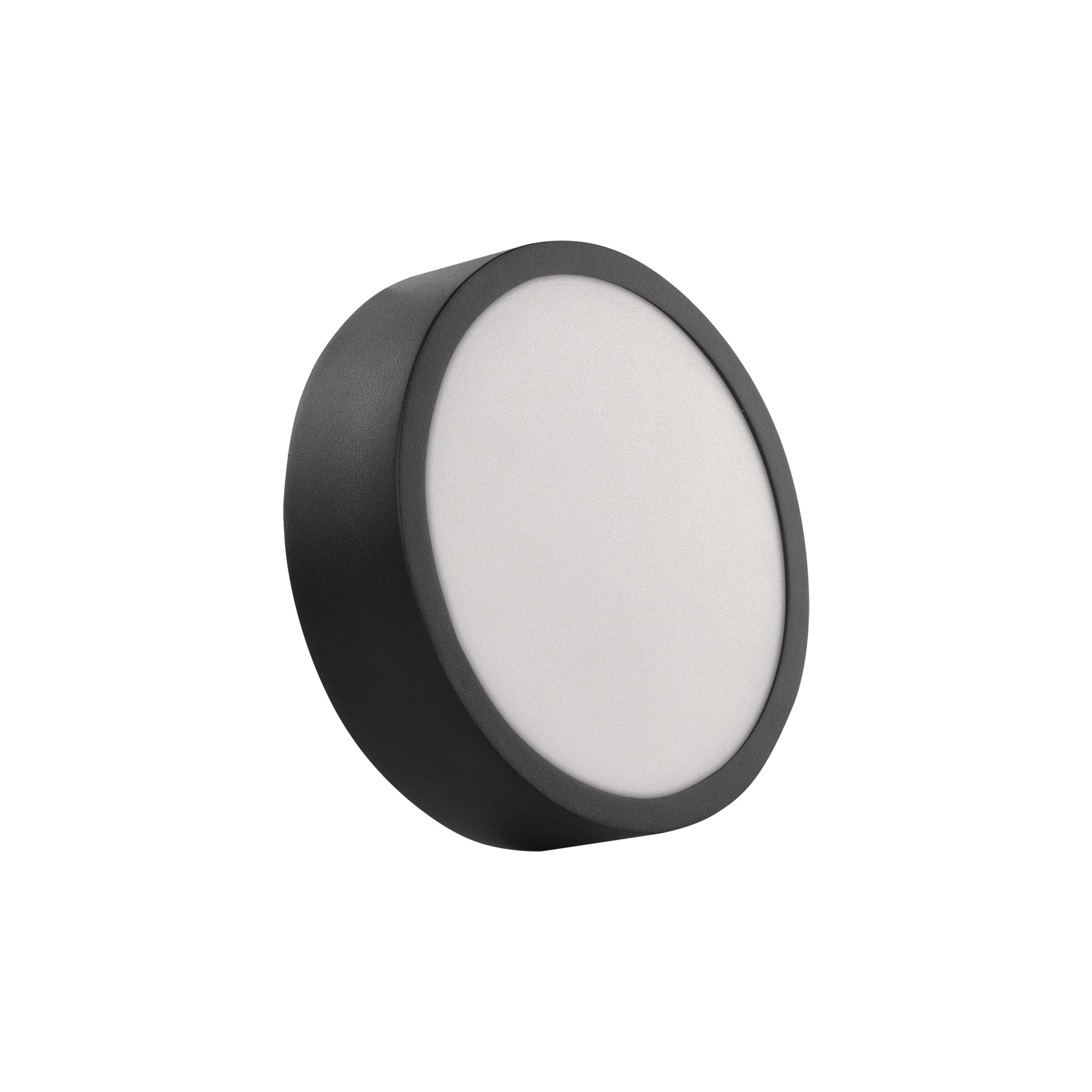 NEXXO LED panel, nadgradni, okrugli, crni, 12.5W, CCT, IP20/IP40, Ø170mm