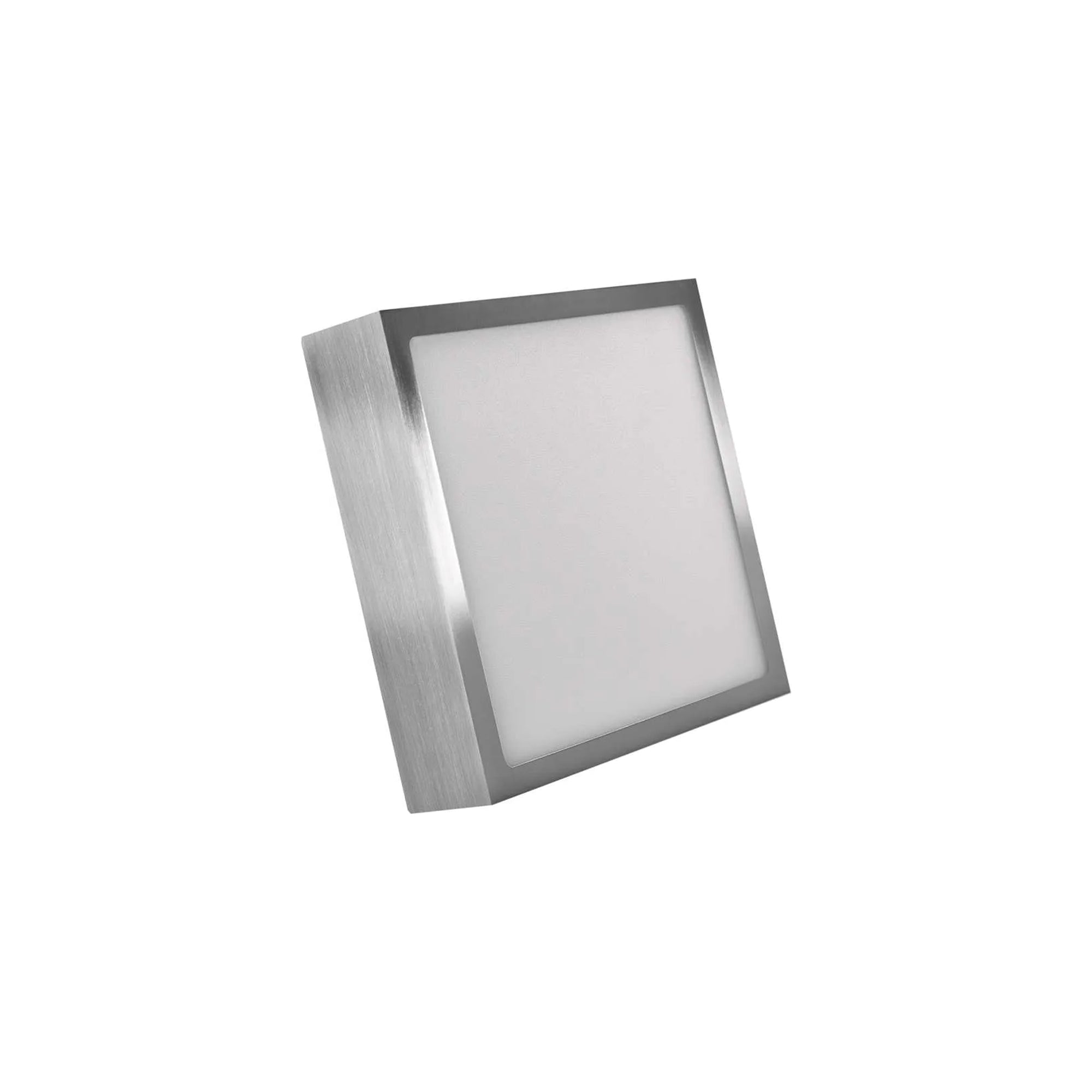 NEXXO LED panel nadgradni, kvadratni, brušeni nikal, 12,5W, CCT