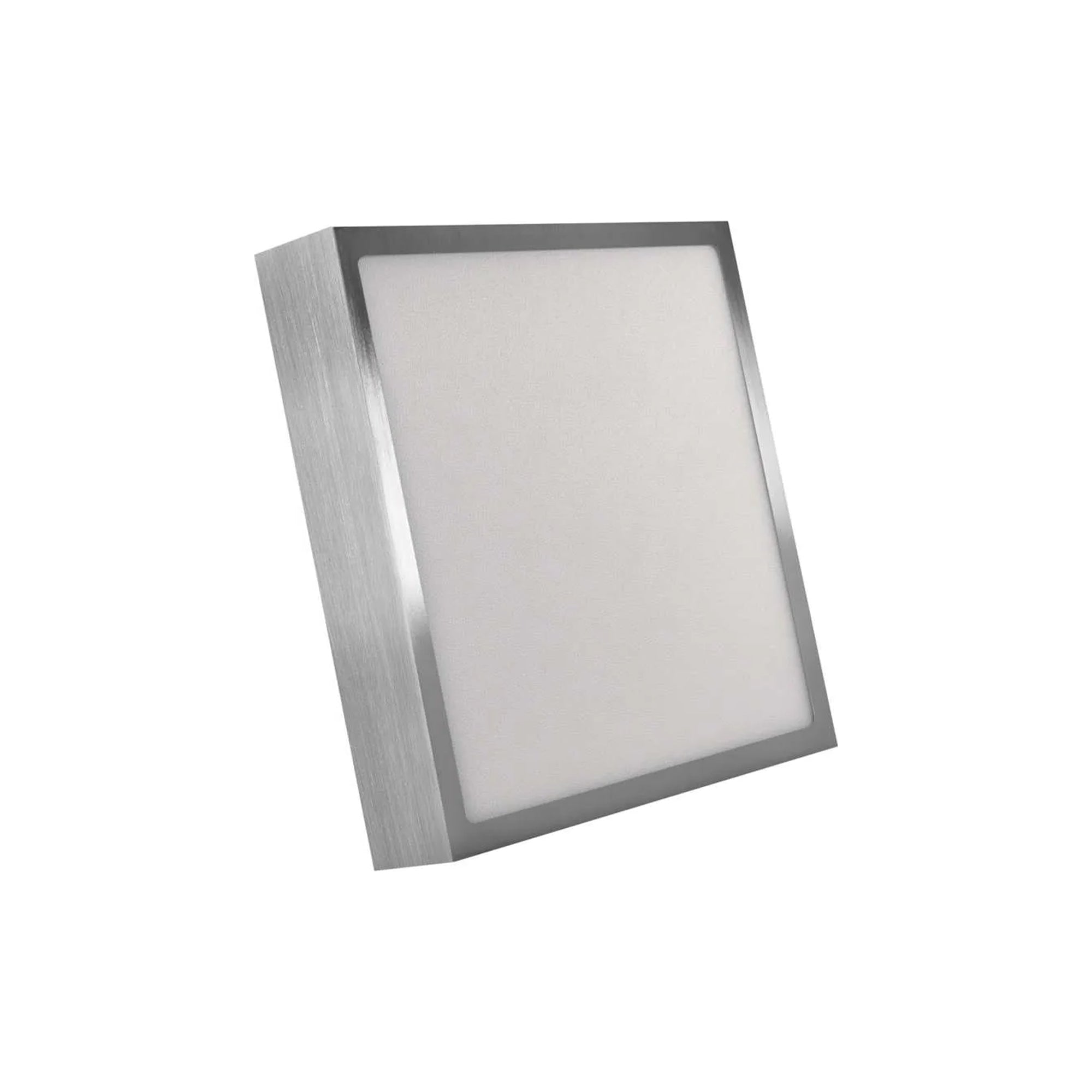 NEXXO LED panel nadgradni, kvadratni, brušeni nikal, 21W, CCT