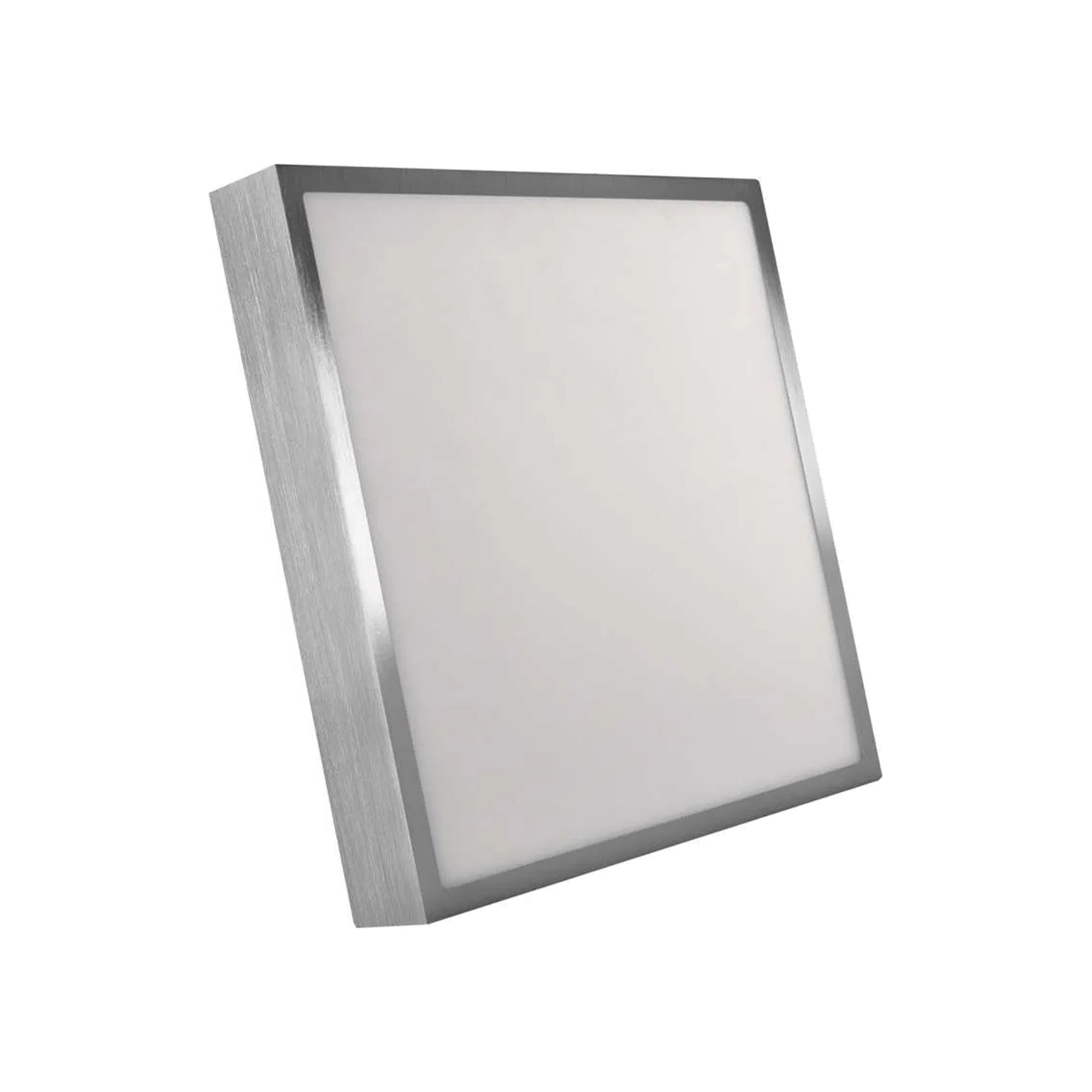 NEXXO LED panel nadgradni, kvadratni, brušeni nikal, 28,5W, CCT