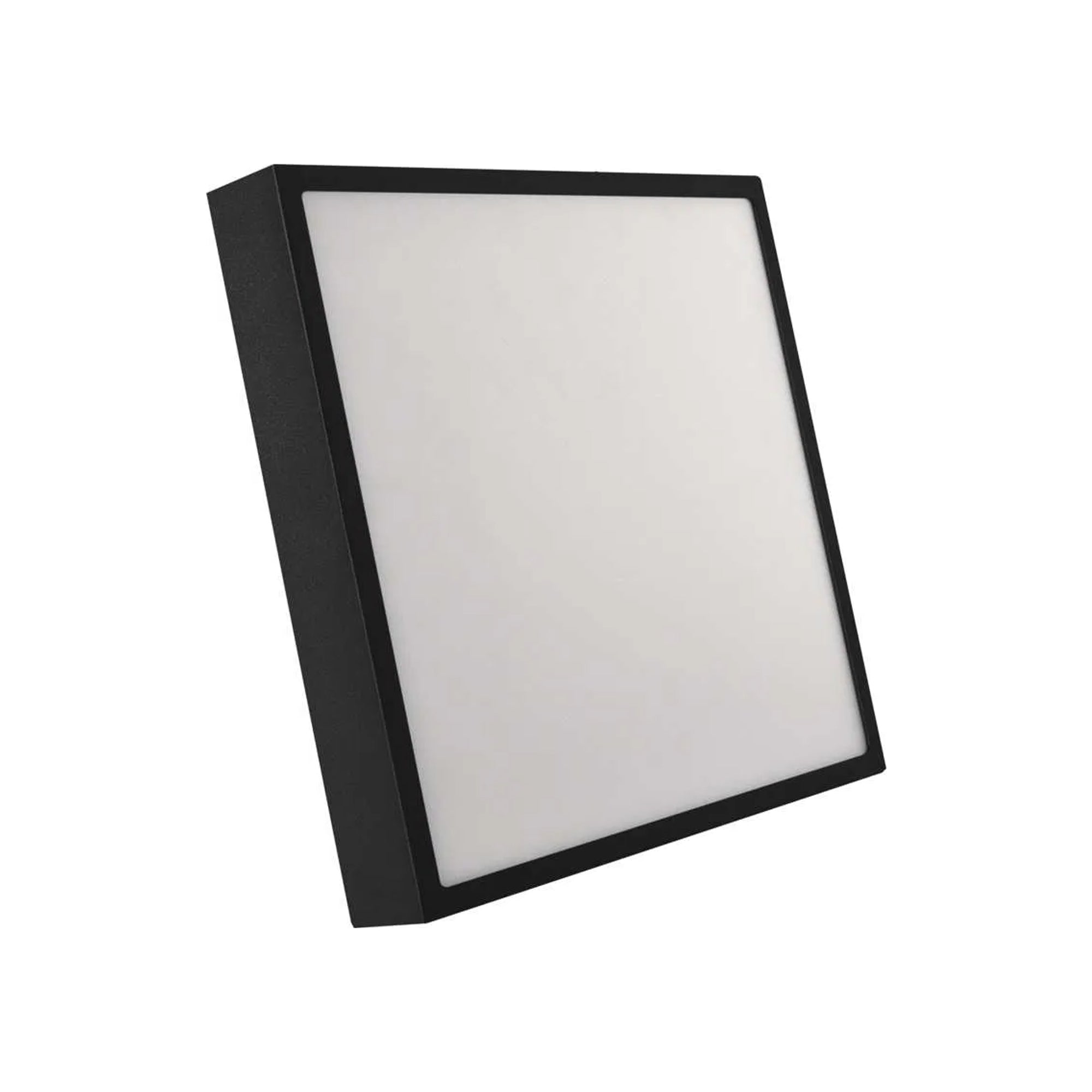 NEXXO LED panel nadgradni, kvadratni, crni, 28,5W, CCT