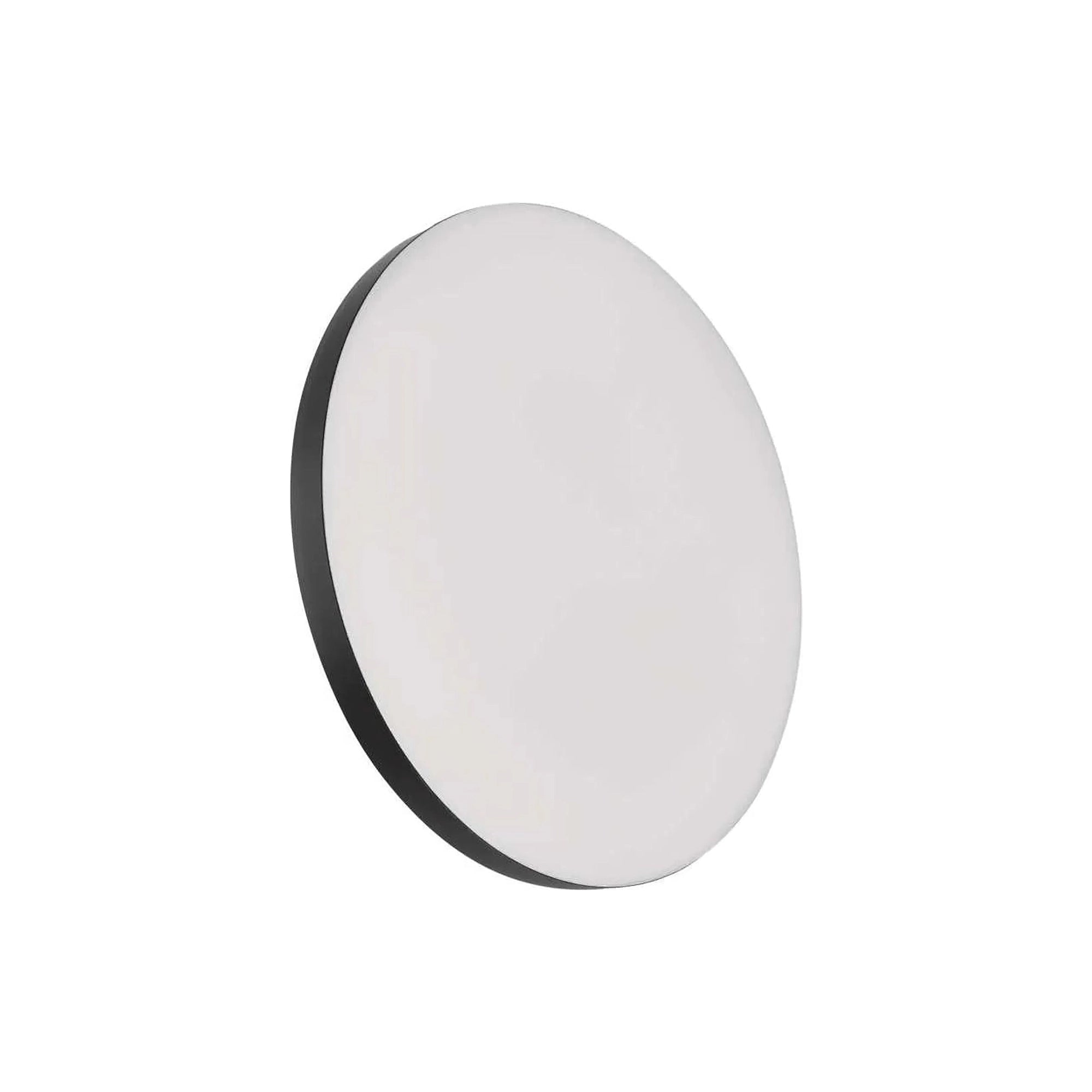 DIONI LED plafonjera, crna, 18W, CCT, IP55, Ø360mm
