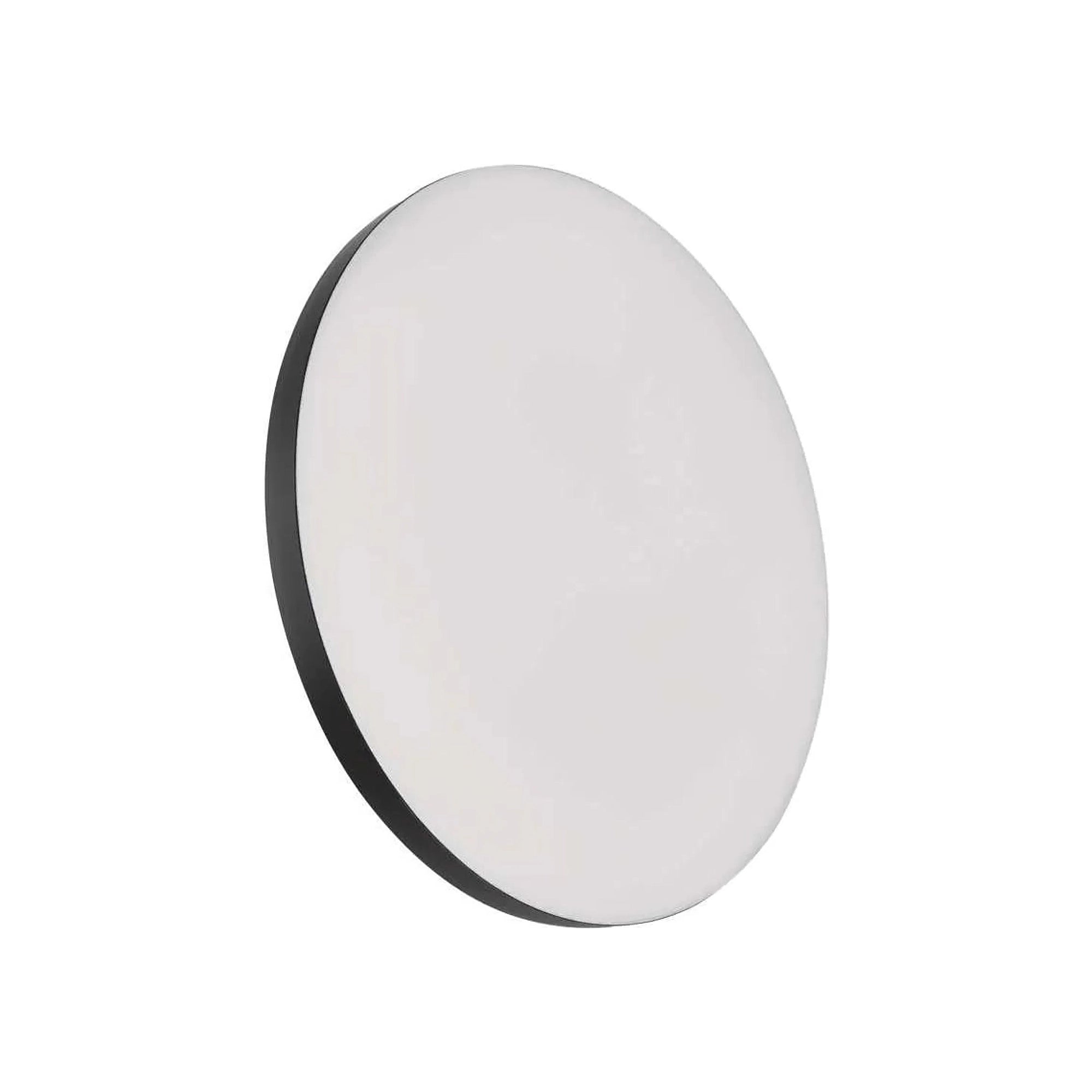 DIONI LED plafonjera, crna, 32W, CCT, IP55, Ø410mm