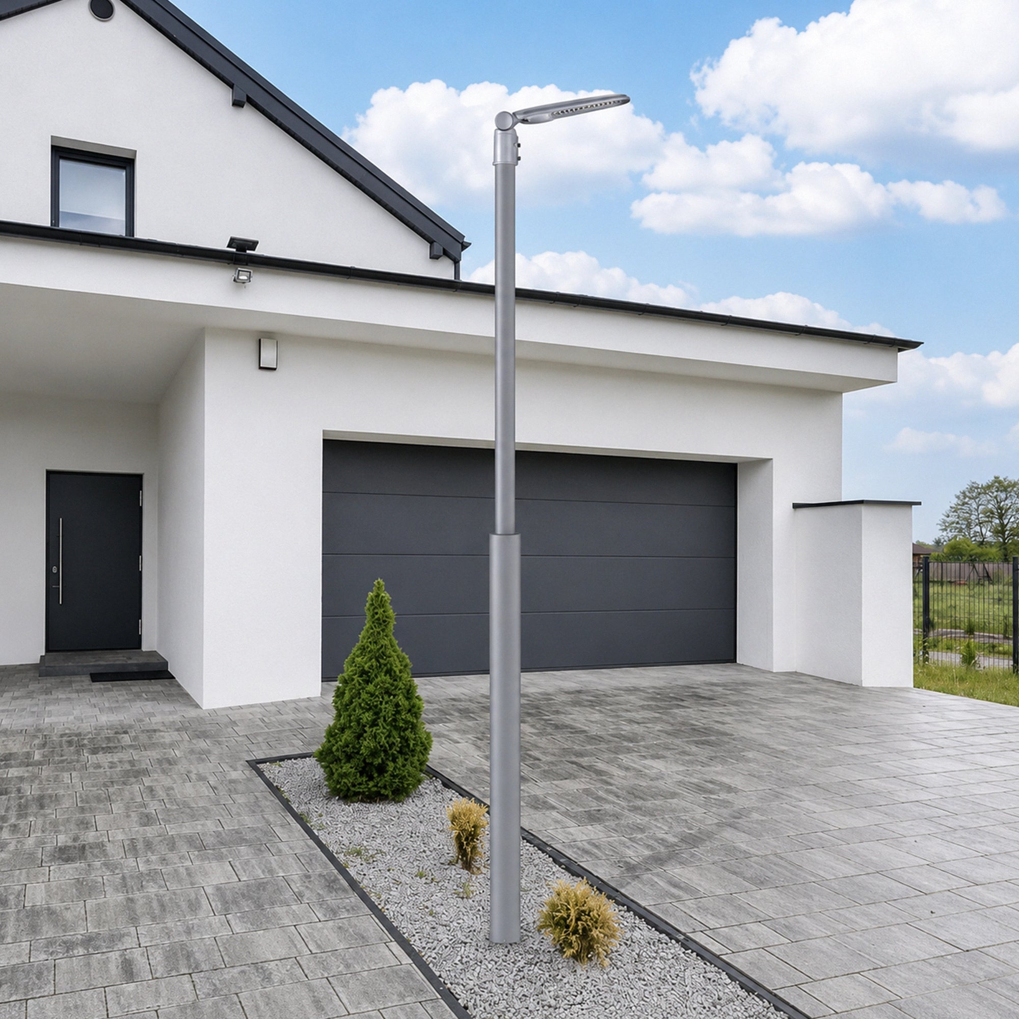 LED ulična svjetiljka SOLIS, siva, 70W, 4000K, IP65