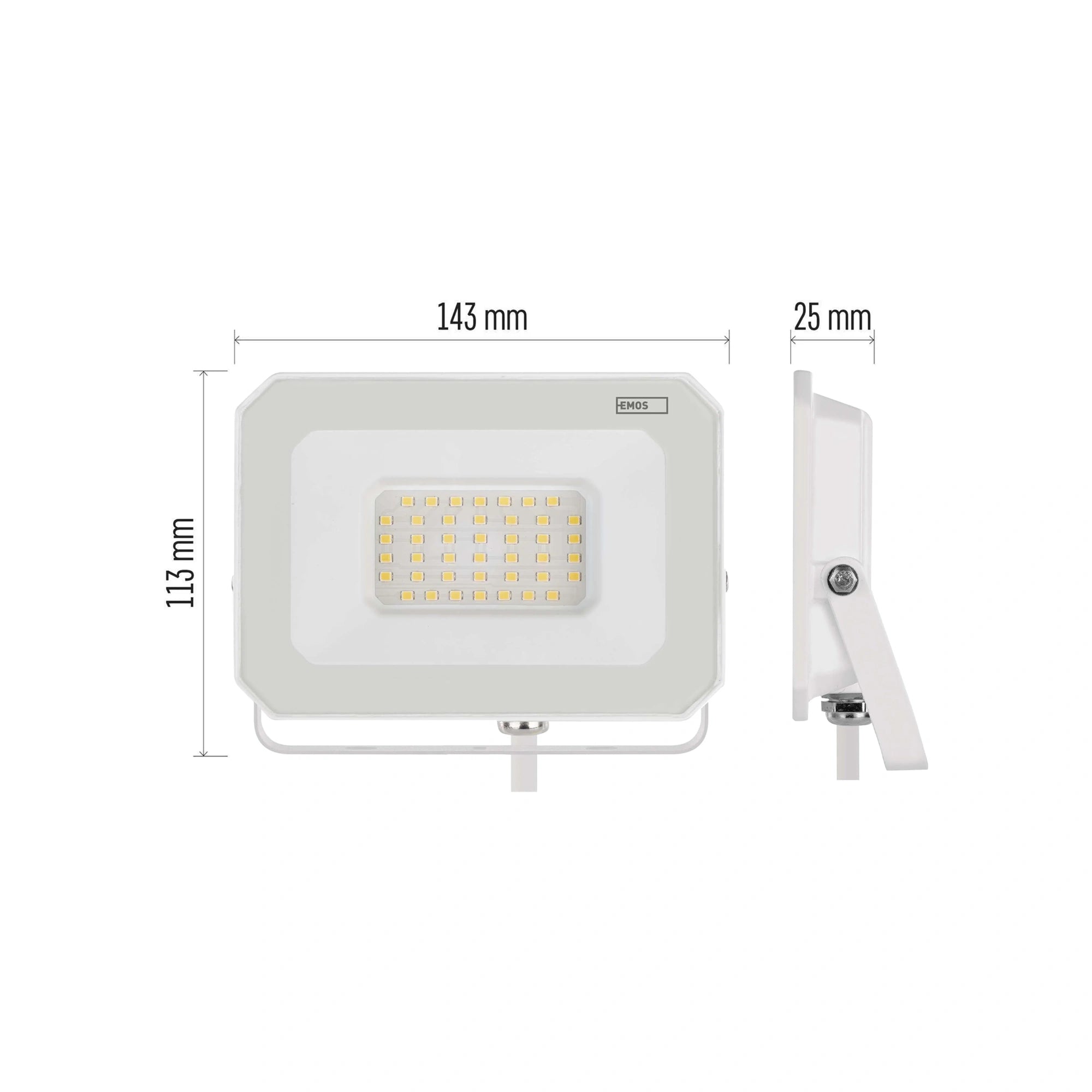 LED reflektor SIMPO, bijeli, 30W, 3000lm, 4000K, IP65