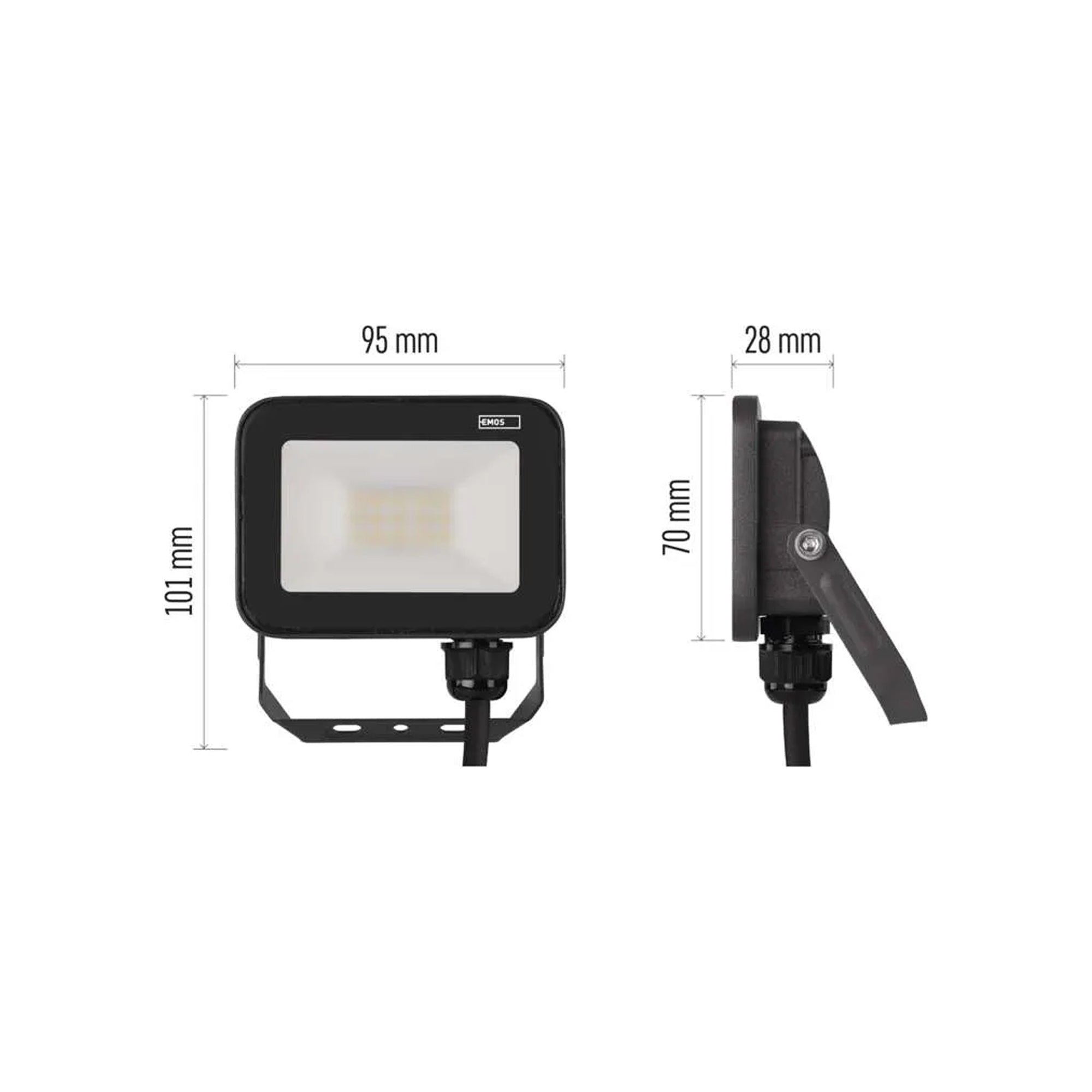 INOVO LED reflektor, 10W, 1100lm, 4000K