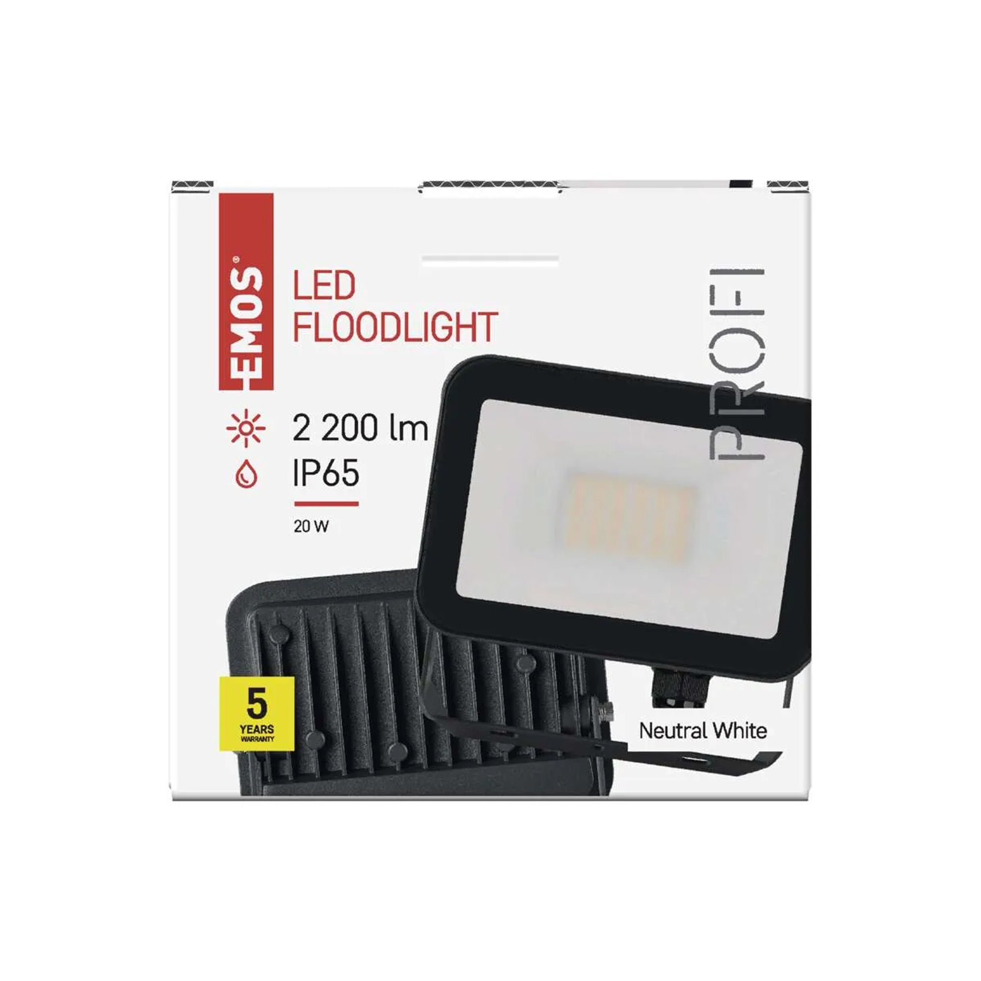 INOVO LED reflektor, 20W, 2200lm, 4000K