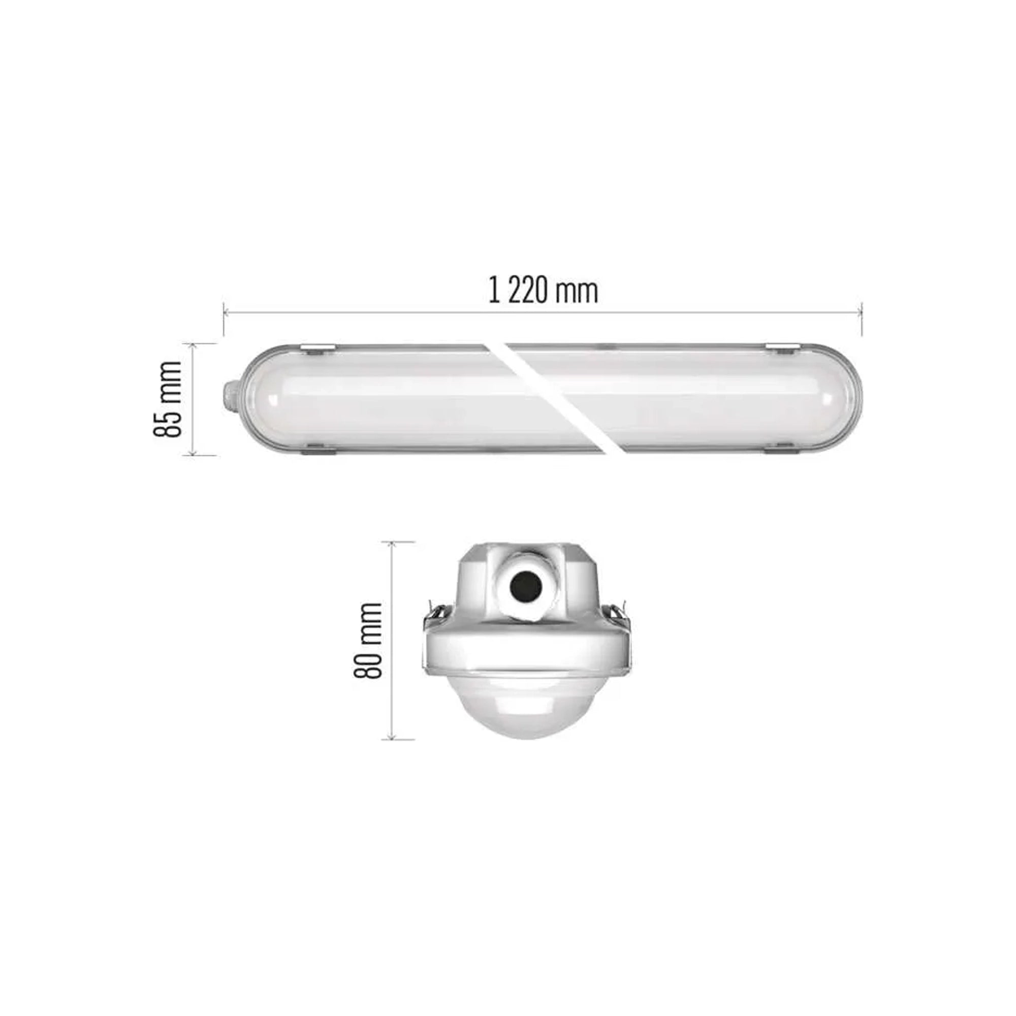 LED vodotijesna svjetiljka MISTY, 38W, CCT, IP66