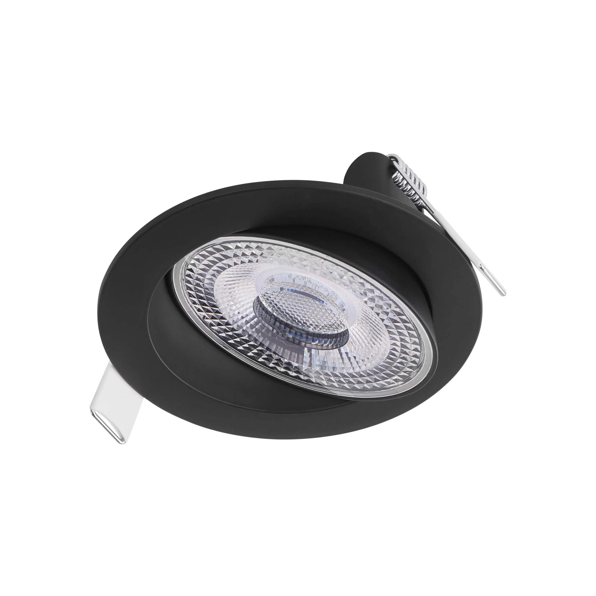 GERI LED ugradbena svjetiljka, crna, 6.5W, CCT, IP20, Ø105mm