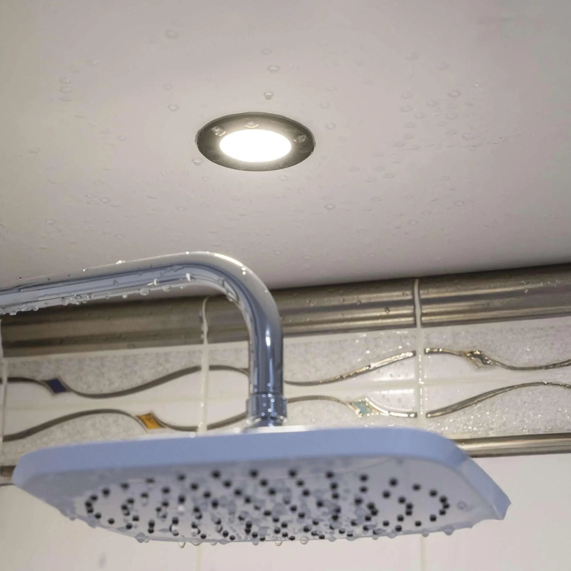 LORI LED ugradbena svjetiljka, crna, 4.5W, 2700K/4000K, IP65, Ø85mm